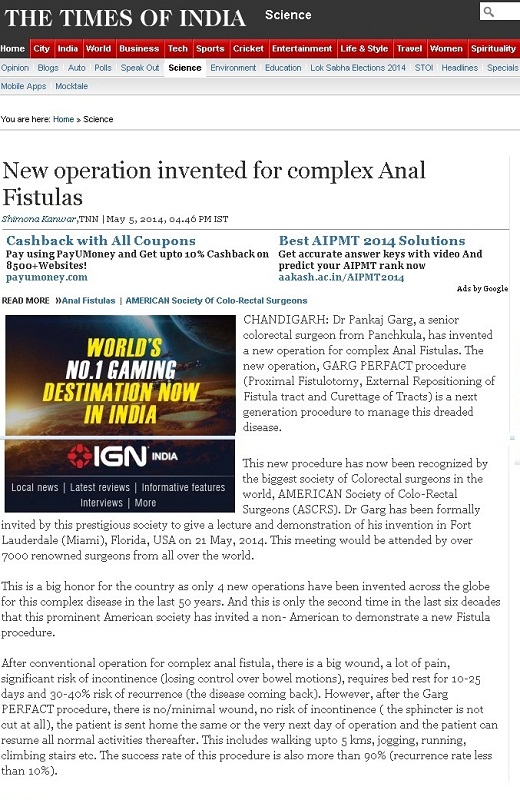 The Tribune (National Edition)- April 10, 2013- How fibre helps maintain good health PERFACT_5_TOI_small2
