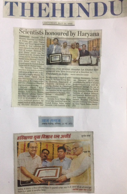 The Tribune (National Edition)- April 10, 2013- How fibre helps maintain good health Vigya_Rattan_Hindu_aaj samaj_small