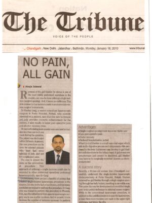 The Tribune (National Edition)- 5 March, 2012- Dr Garg to present two papers in US